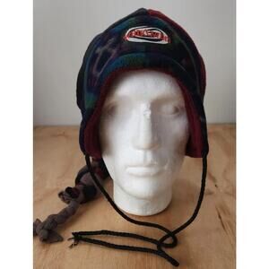 WHIRLWIND Unisex One size Braided Ponytail Fleece Hat Multicolor